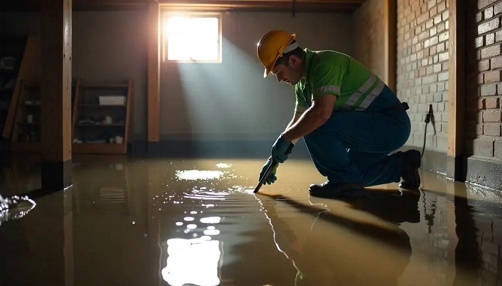 Professional water damage restoration services in Gilchrist, TX